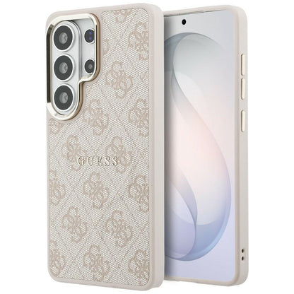 MagSafe-kotelo Samsung Galaxy S26 Ultra S948:lle, Guess, 4G Embossed Ring, Pinkki