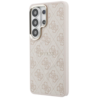 MagSafe-kotelo Samsung Galaxy S26 Ultra S948:lle, Guess, 4G Embossed Ring, Pinkki