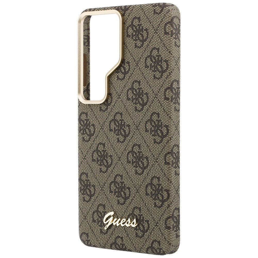 MagSafe-kotelo Samsung Galaxy S26 Ultra S948:lle, Guess, 4G Script Logo, Ruskea