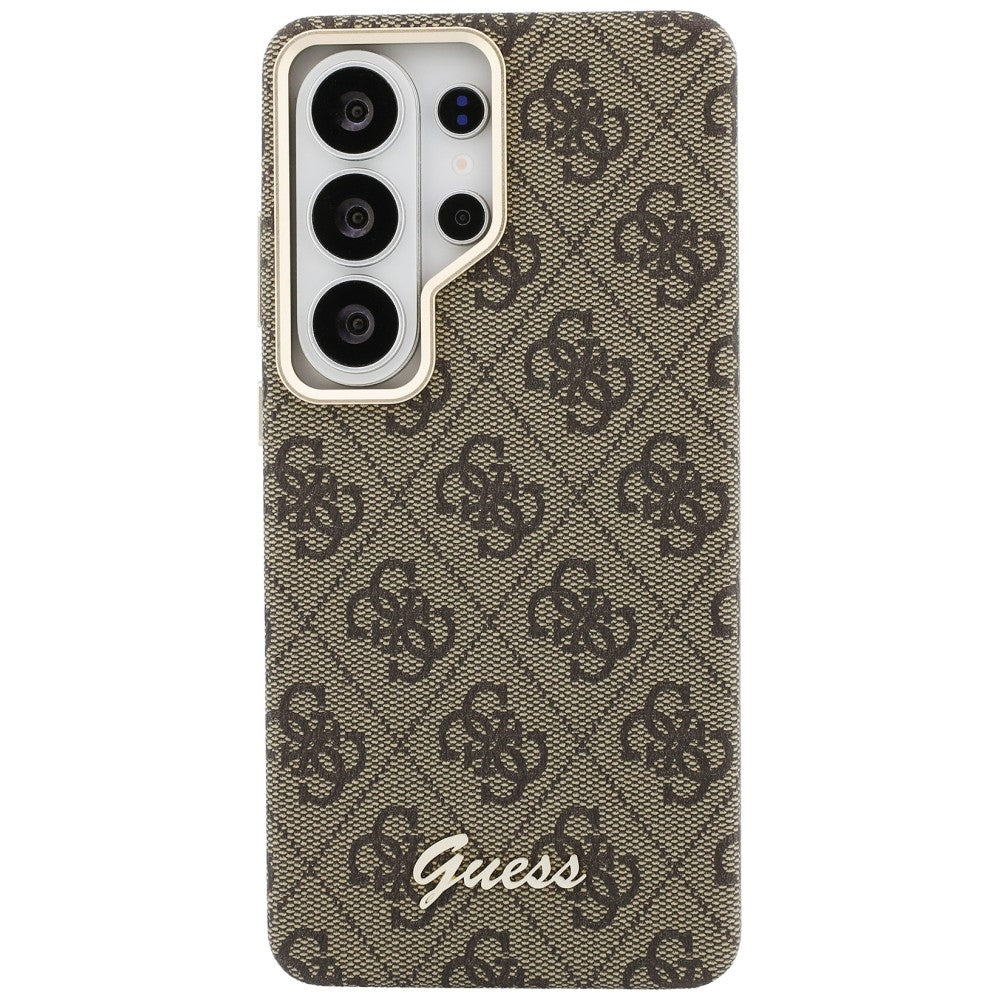 MagSafe-kotelo Samsung Galaxy S26 Ultra S948:lle, Guess, 4G Script Logo, Ruskea