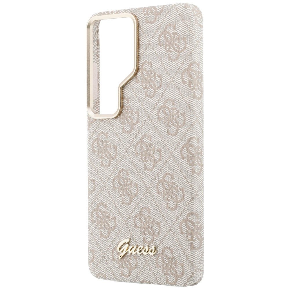 MagSafe-kotelo Samsung Galaxy S26 Ultra S948:lle, Guess, 4G Script Logo, Pinkki