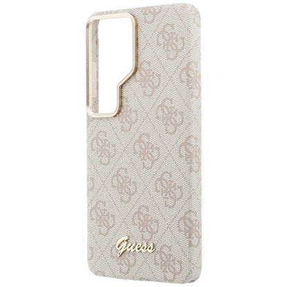 MagSafe-kotelo Samsung Galaxy S26 Ultra S948:lle, Guess, 4G Script Logo, Pinkki