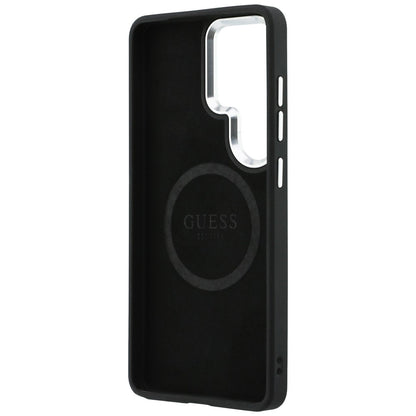 MagSafe-kotelo Samsung Galaxy S26 Ultra S948:lle, Guess, Embossed Ring Triangle Logo, Musta