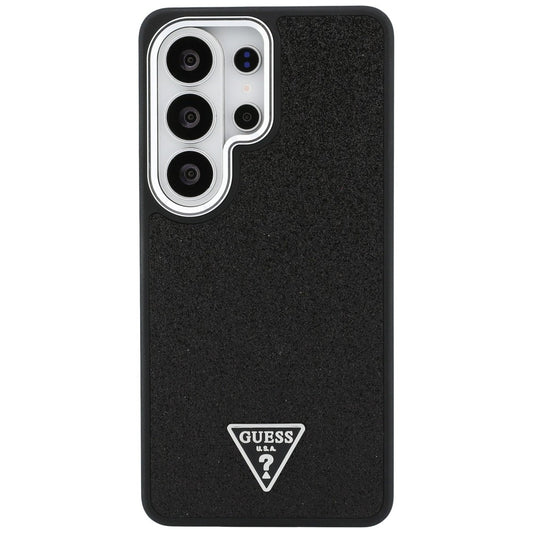 MagSafe-kotelo Samsung Galaxy S26 Ultra S948:lle, Guess, Fixed Glitter Triangle Logo, Musta