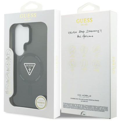 MagSafe-kotelo Samsung Galaxy S26 Ultra S948:lle, Guess, IML Gradient Triangle Logo, Musta