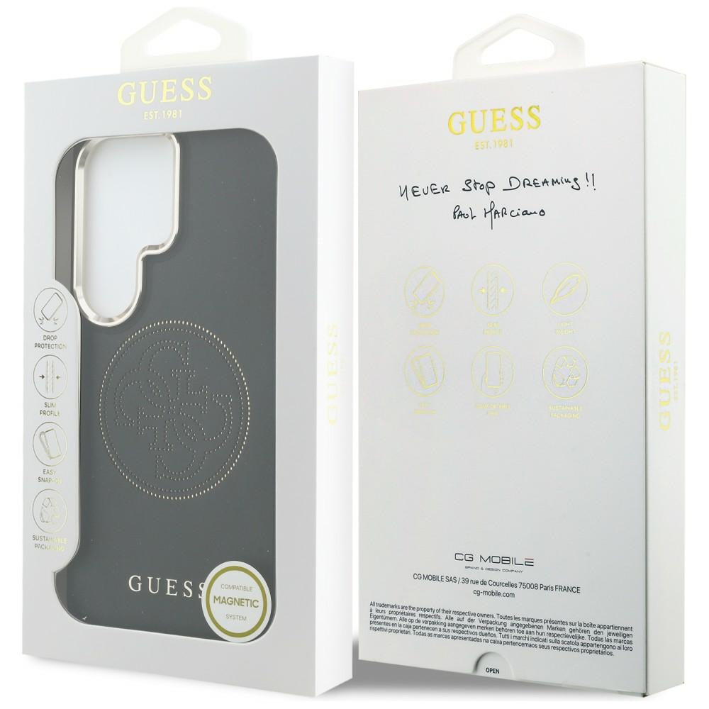MagSafe-kotelo Samsung Galaxy S26 Ultra S948:lle, Guess, Perforated Logo, Musta