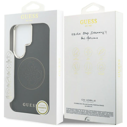 MagSafe-kotelo Samsung Galaxy S26 Ultra S948:lle, Guess, Perforated Logo, Musta