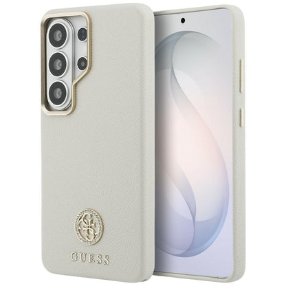 MagSafe-kotelo Samsung Galaxy S26 Ultra S948:lle, Guess, Rhinestone Round Logo, Beige