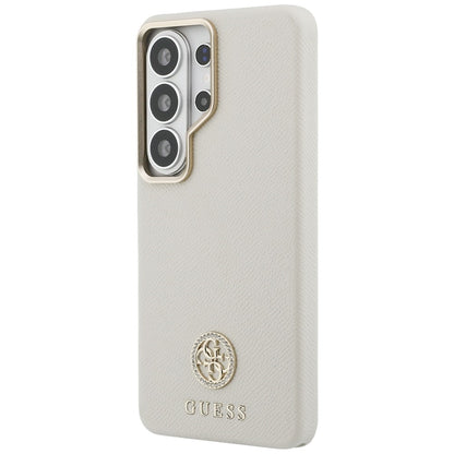 MagSafe-kotelo Samsung Galaxy S26 Ultra S948:lle, Guess, Rhinestone Round Logo, Beige