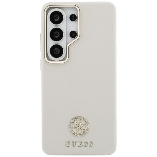 MagSafe-kotelo Samsung Galaxy S26 Ultra S948:lle, Guess, Rhinestone Round Logo, Beige