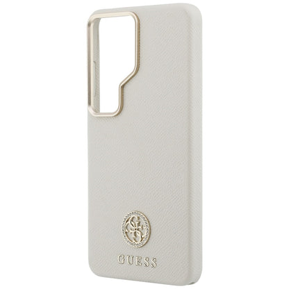 MagSafe-kotelo Samsung Galaxy S26 Ultra S948:lle, Guess, Rhinestone Round Logo, Beige
