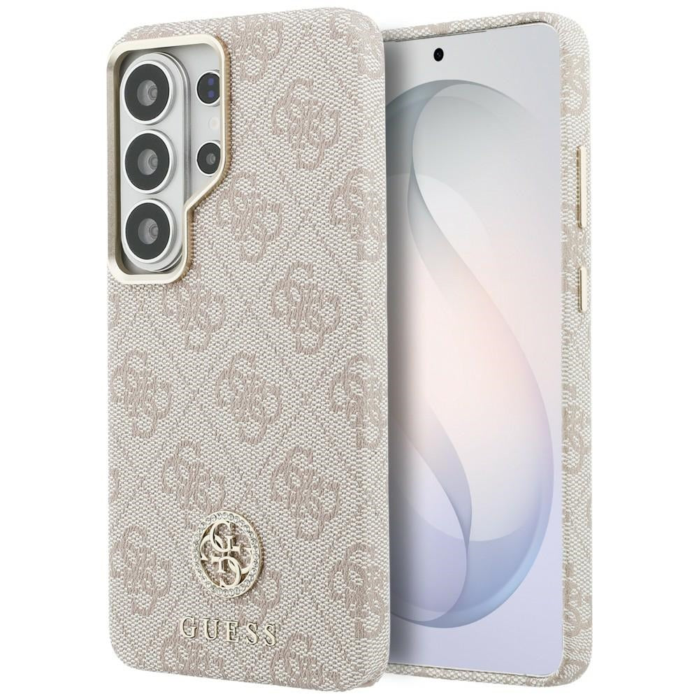 MagSafe-kotelo Samsung Galaxy S26 Ultra S948:lle, Guess, Rhinestone Round Logo, Pinkki