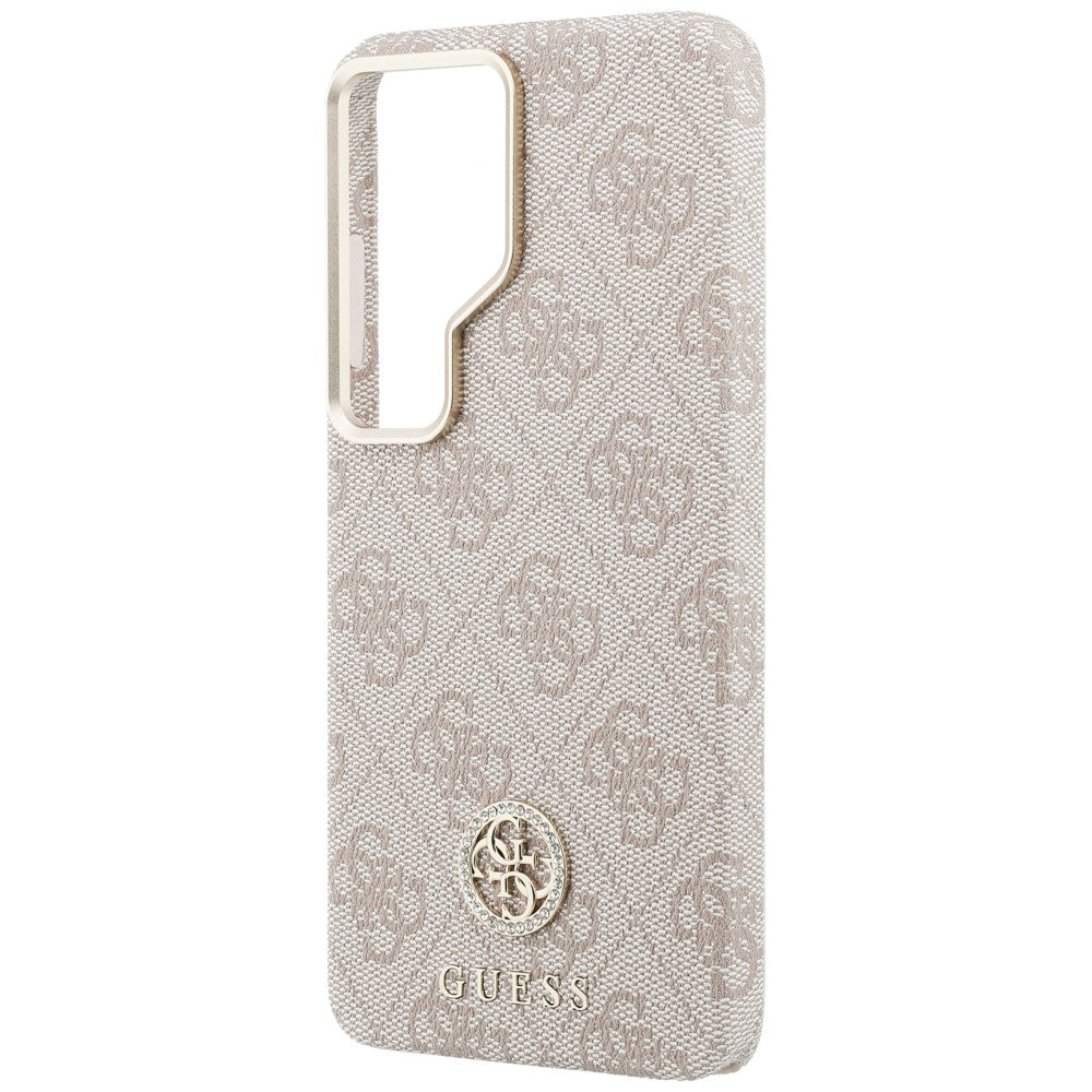 MagSafe-kotelo Samsung Galaxy S26 Ultra S948:lle, Guess, Rhinestone Round Logo, Pinkki