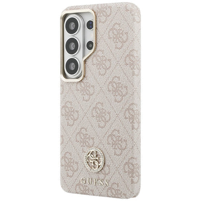 MagSafe-kotelo Samsung Galaxy S26 Ultra S948:lle, Guess, Rhinestone Round Logo, Pinkki