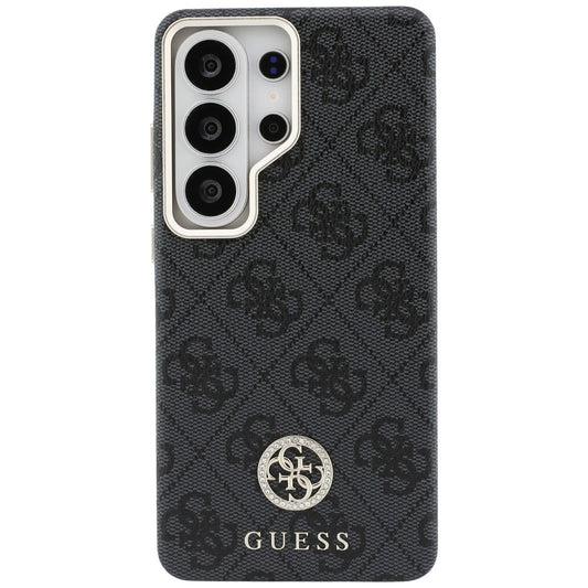 MagSafe-kotelo Samsung Galaxy S26 Ultra S948:lle, Guess, Strass Round Logo, Musta