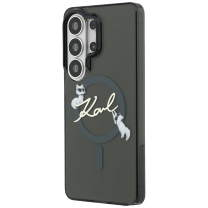 MagSafe-kotelo Samsung Galaxy S26 Ultra S948:lle, Karl Lagerfeld, IML Choupette Karl Script Logo, Musta