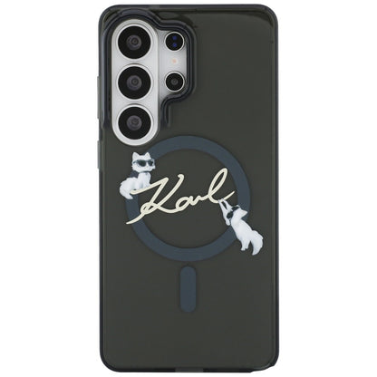 MagSafe-kotelo Samsung Galaxy S26 Ultra S948:lle, Karl Lagerfeld, IML Choupette Karl Script Logo, Musta