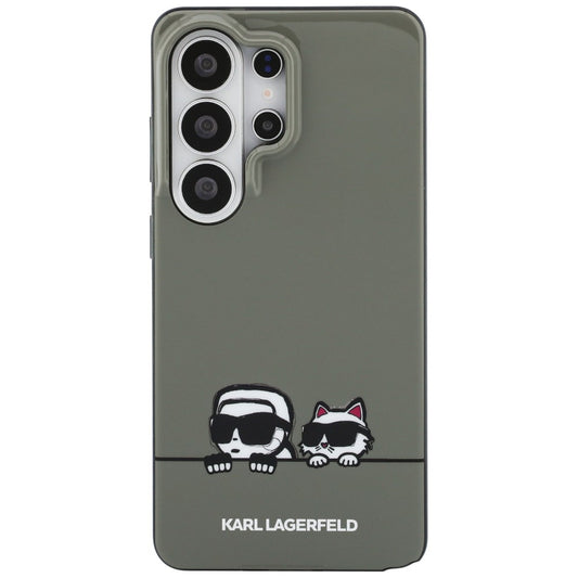 MagSafe-kotelo Samsung Galaxy S26 Ultra S948:lle, Karl Lagerfeld, IML Karl & Choupette Peekaboo -logo, musta.