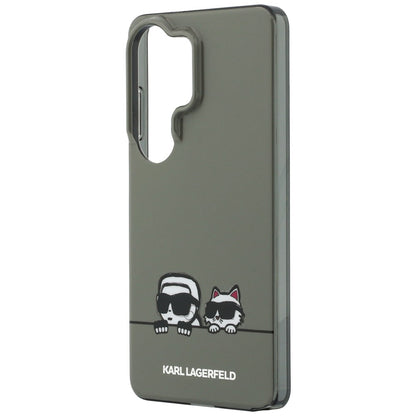 MagSafe Case for Samsung Galaxy S26 Ultra S948, Karl Lagerfeld, IML Karl & Choupette Peekaboo Logo, Black