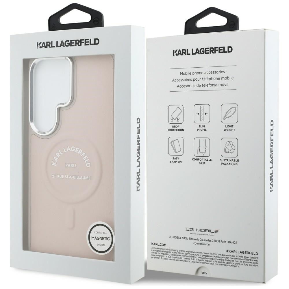 MagSafe-kotelo Samsung Galaxy S26 Ultra S948:lle, Karl Lagerfeld, Karl RSG Logo, Pinkki
