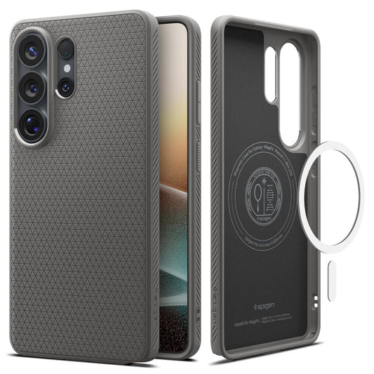 MagSafe-kotelo Samsung Galaxy S26 Ultra S948:lle, Spigen, Liquid Air, Harmaa ACS10675