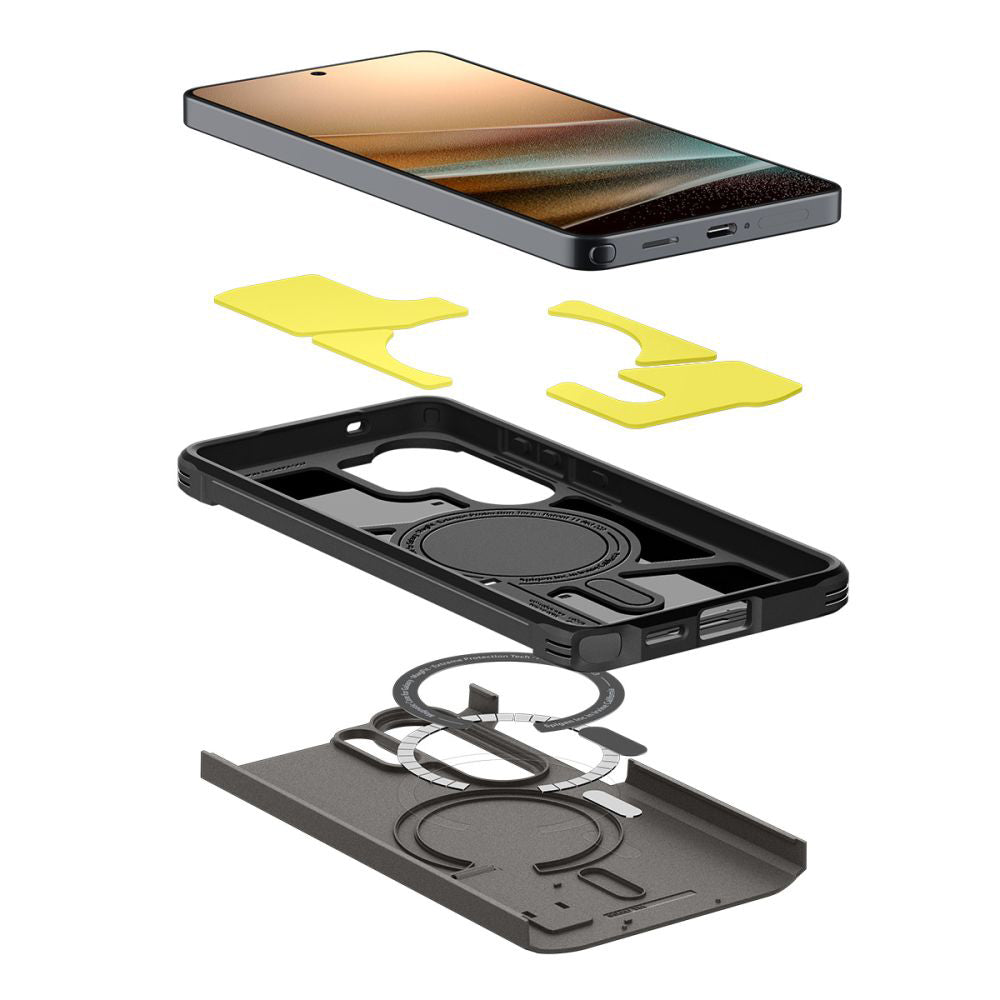 MagSafe-kotelo Samsung Galaxy S26 Ultra S948:lle, Spigen, Tough Armor, Harmaa ACS10685