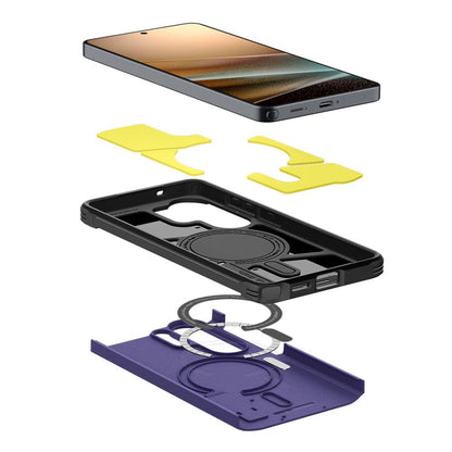 MagSafe-kotelo Samsung Galaxy S26 Ultra S948:lle, Spigen, Tough Armor, Violetti ACS11209