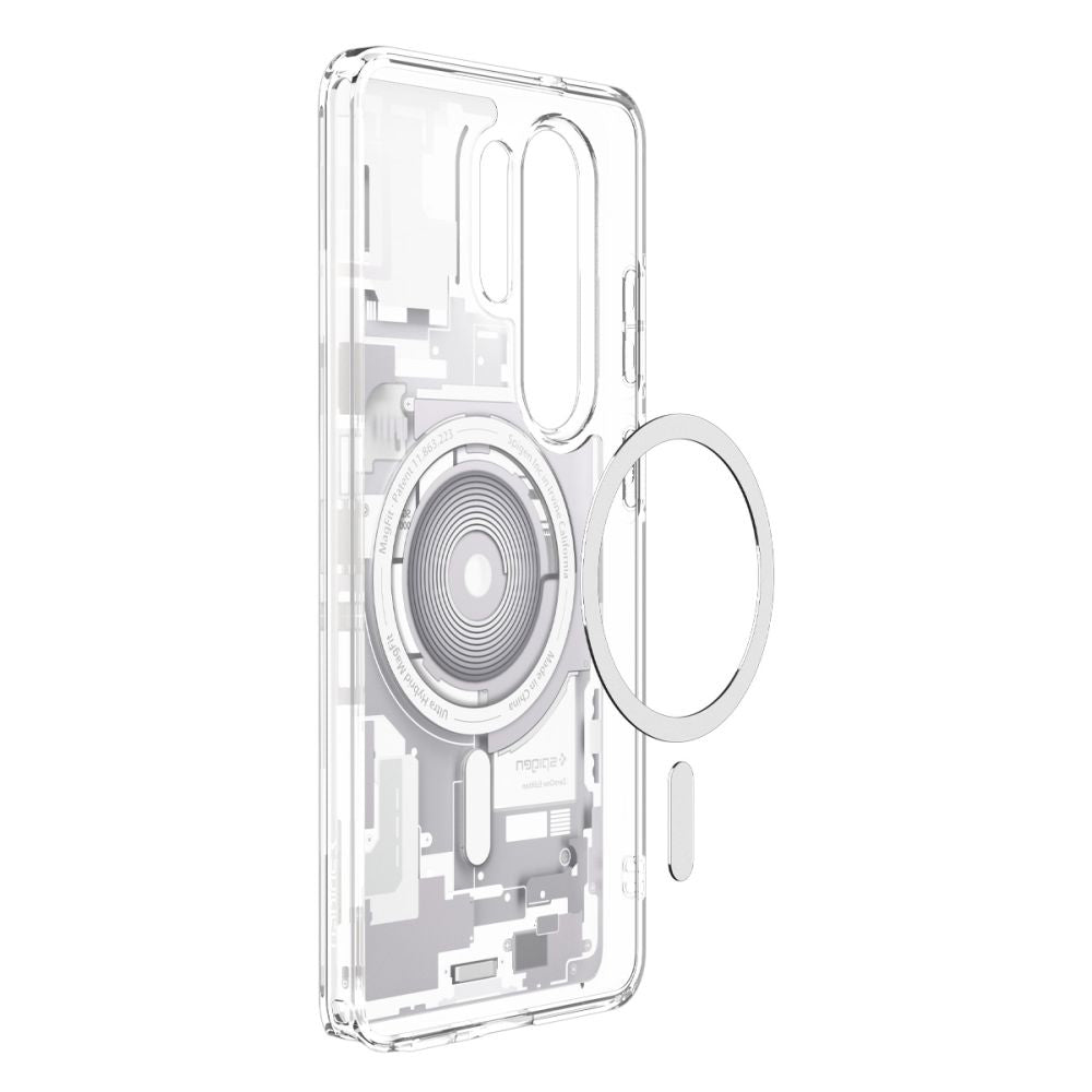 MagSafe-kotelo Samsung Galaxy S26 Ultra S948:lle, Spigen, Ultra Hybrid Zero One, Valkoinen ACS10683
