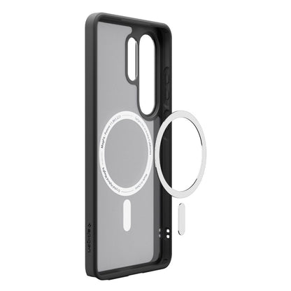 MagSafe-kotelo Samsung Galaxy S26 Ultra S948:lle, Spigen, Ultra Hybrid, Satinoitu Musta ACS10681