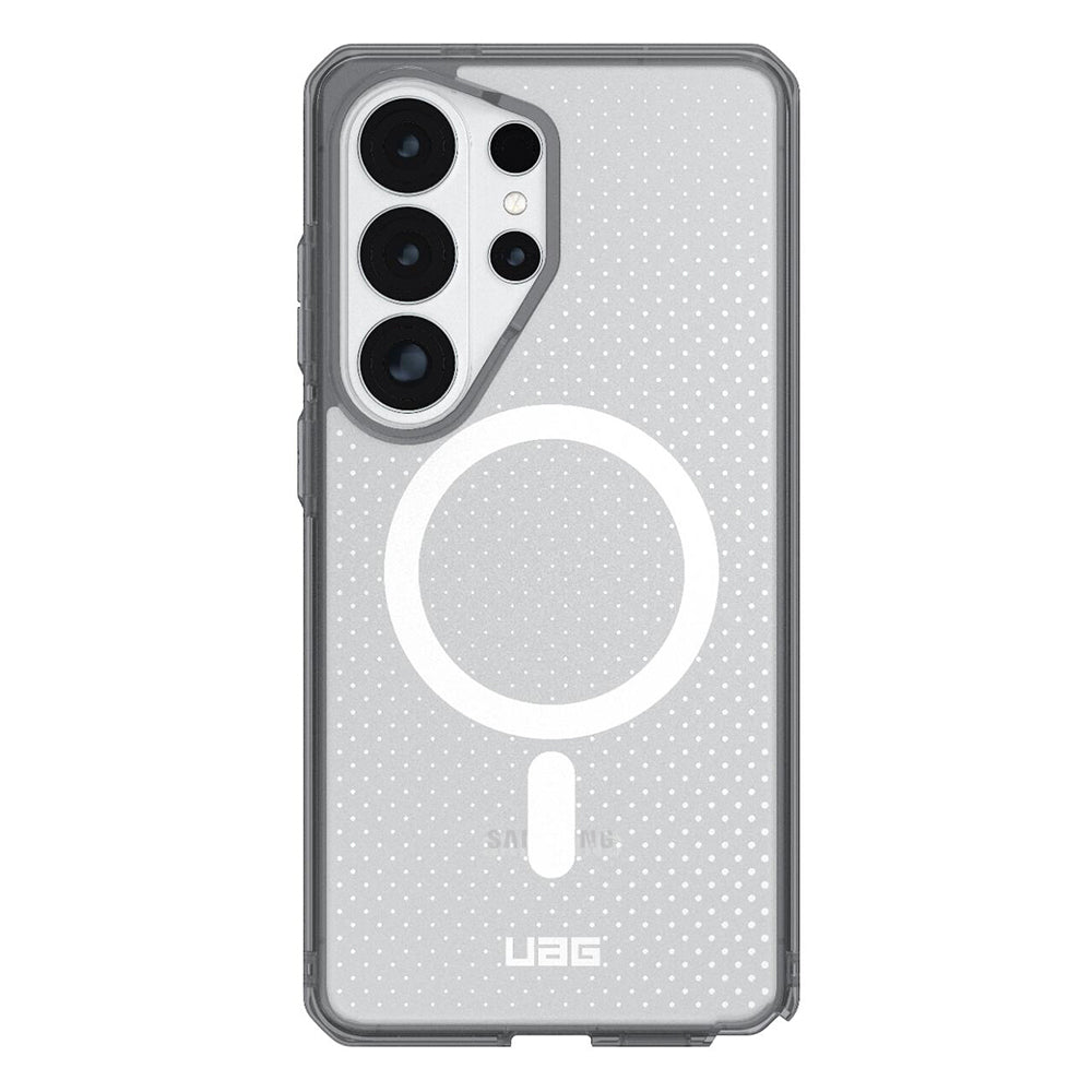 MagSafe-kuori Samsung Galaxy S26 Ultra S948:lle, Urban Armor Gear, Dot, Harmaa läpinäkyvä