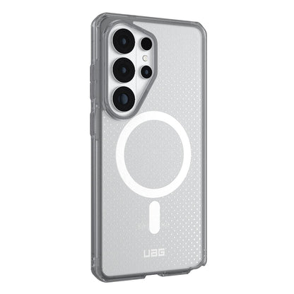 MagSafe-kuori Samsung Galaxy S26 Ultra S948:lle, Urban Armor Gear, Dot, Harmaa läpinäkyvä