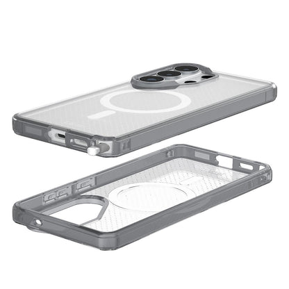 MagSafe-kuori Samsung Galaxy S26 Ultra S948:lle, Urban Armor Gear, Dot, Harmaa läpinäkyvä