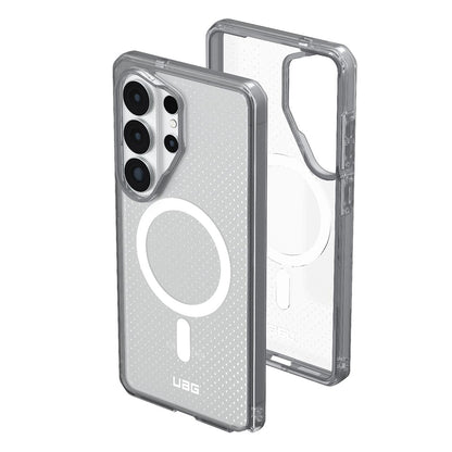 MagSafe-kuori Samsung Galaxy S26 Ultra S948:lle, Urban Armor Gear, Dot, Harmaa läpinäkyvä