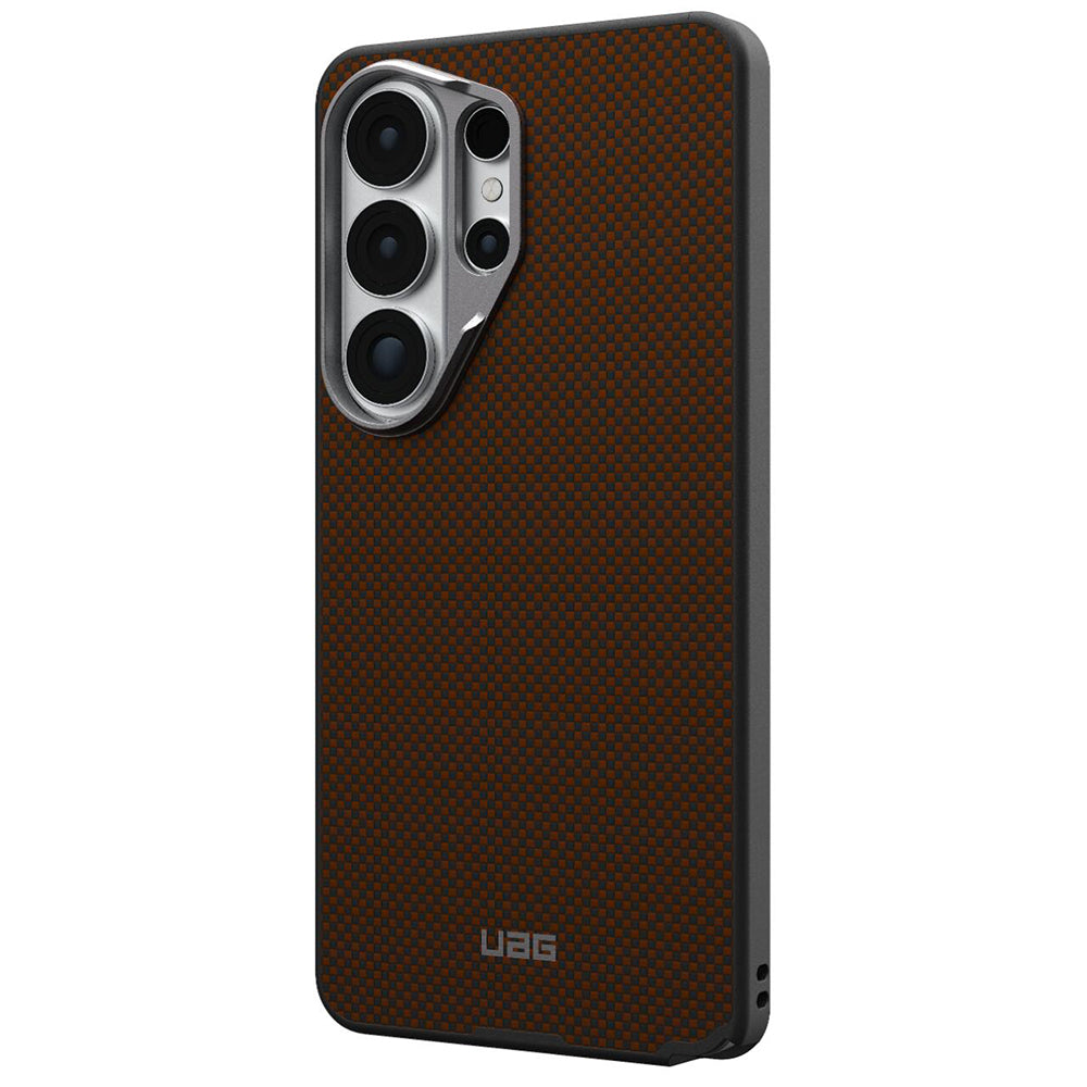 MagSafe-kuori Samsung Galaxy S26 Ultra S948:lle, Urban Armor Gear, Fibr Armr, Oranssi Musta