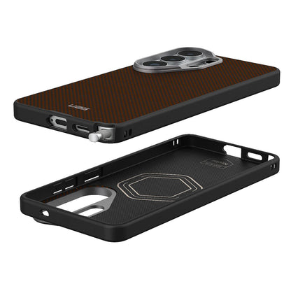 MagSafe-kuori Samsung Galaxy S26 Ultra S948:lle, Urban Armor Gear, Fibr Armr, Oranssi Musta