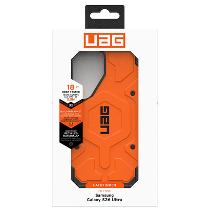 MagSafe-kuori Samsung Galaxy S26 Ultra S948:lle, Urban Armor Gear, Pathfinder, Oranssi