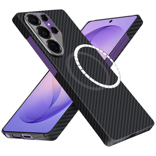 MagSafe Case for Samsung Galaxy S26 Ultra, Techsuit, Aramid Fiber, Black