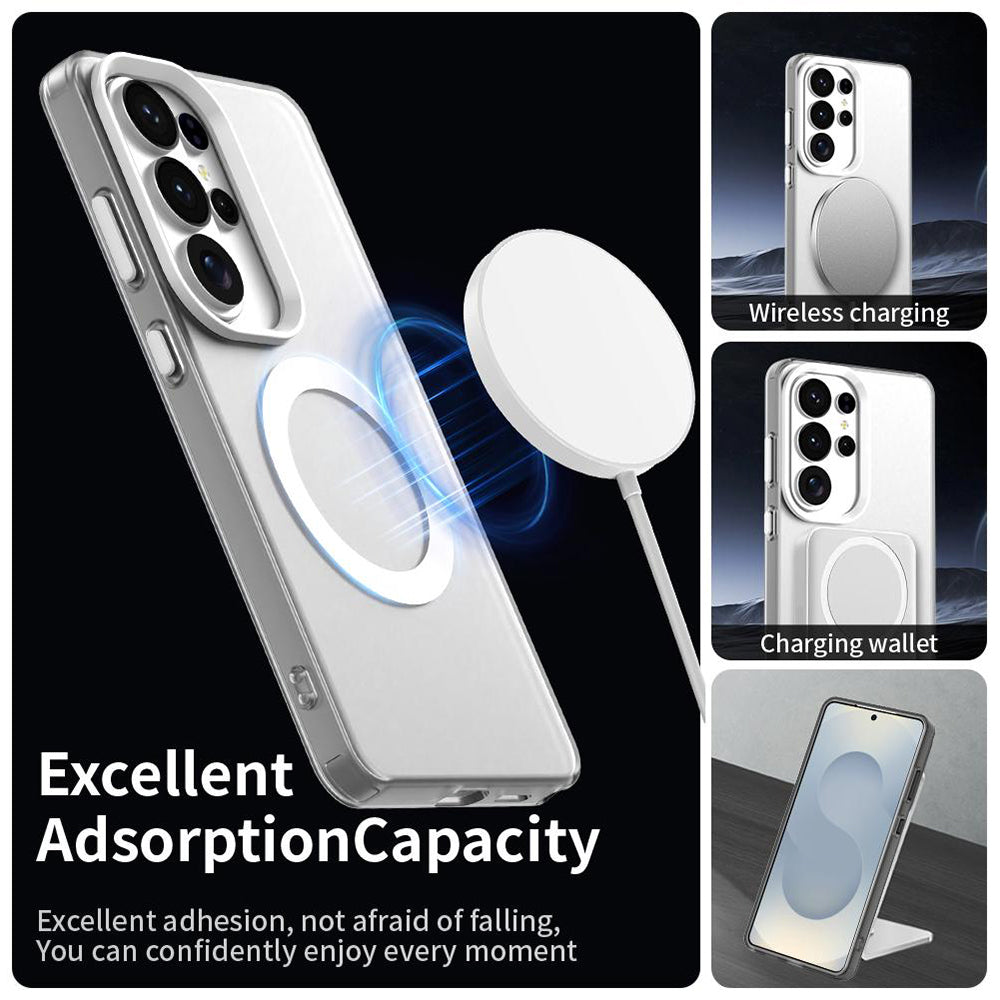 MagSafe-kuori Samsung Galaxy S26 Ultra S948:lle, Techsuit, CandyCase, Valkoinen