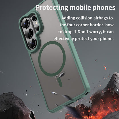 MagSafe-kotelo Samsung Galaxy S26 Ultra, Techsuit, HaloFrost II, Vihreä