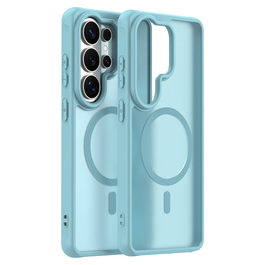 MagSafe-kotelo Samsung Galaxy S26 Ultra -puhelimelle, Techsuit, HaloFrost II, Vaaleanvihreä