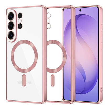 MagSafe-kotelo Samsung Galaxy S26 Ultra, Techsuit, Luxury Crystal, Pinkki