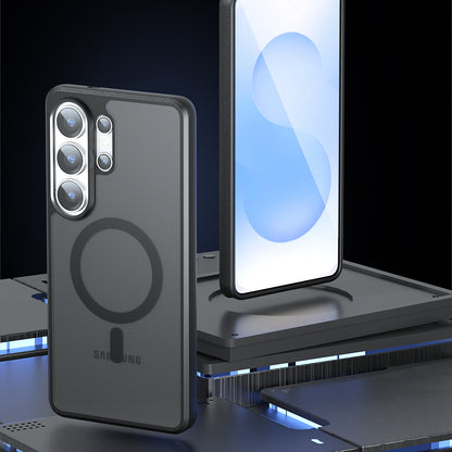 MagSafe-kotelo Samsung Galaxy S26 Ultra S948:lle, Techsuit, PureFrost, Satinoitu Musta