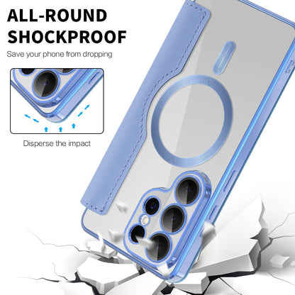 MagSafe-kotelo Samsung Galaxy S26 Ultra, Techsuit, SmartMag Book, Sininen