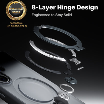 MagSafe-kotelo Samsung Galaxy S26 Ultra, Torras, Ostand Spin, Musta