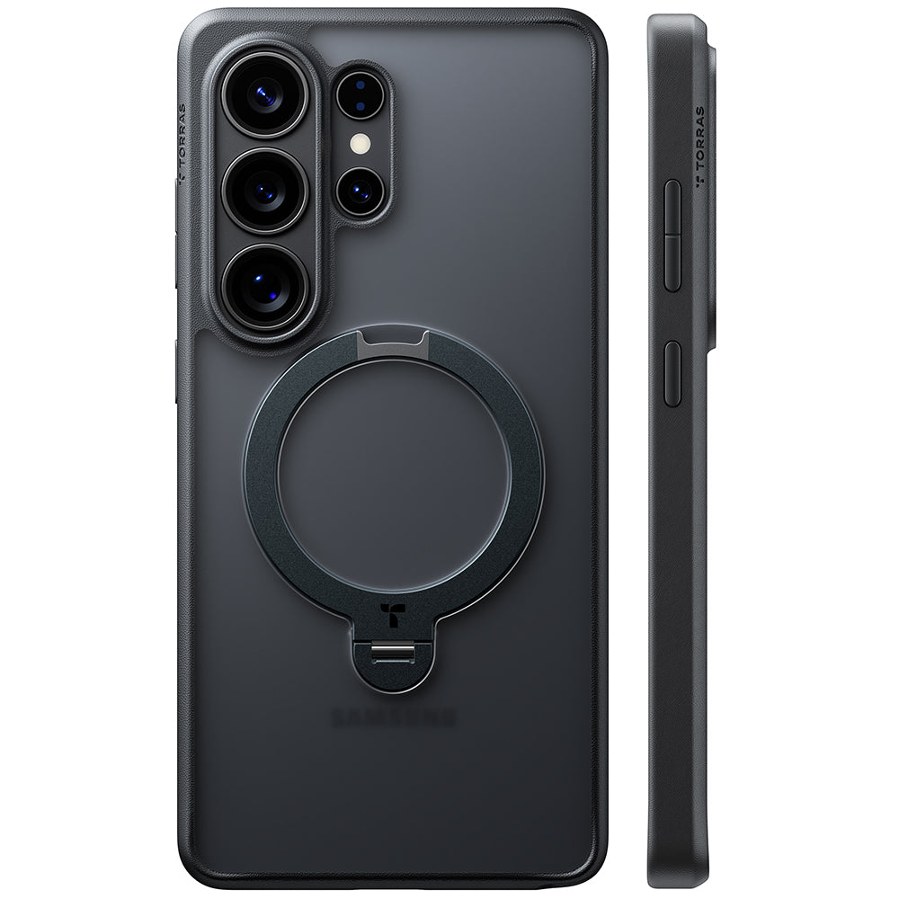 MagSafe-kotelo Samsung Galaxy S26 Ultra, Torras, Ostand Spin, Musta
