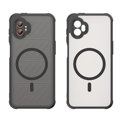 MagSafe-kuori Samsung Galaxy XCover7 Pro:lle, Techsuit, HaloFrost II, Musta