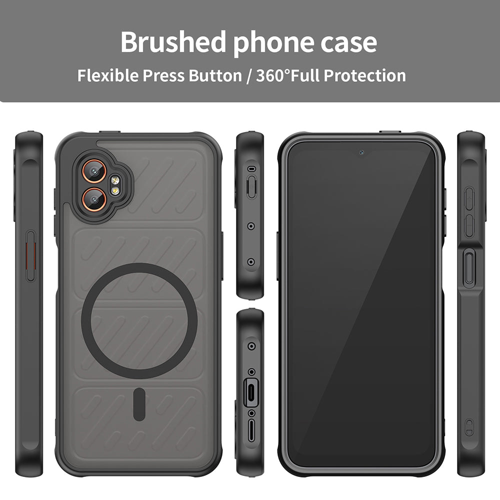 MagSafe-kuori Samsung Galaxy XCover7 Pro:lle, Techsuit, HaloFrost II, Musta