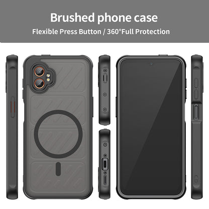 MagSafe-kuori Samsung Galaxy XCover7 Pro:lle, Techsuit, HaloFrost II, Musta