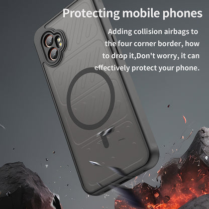 MagSafe-kuori Samsung Galaxy XCover7 Pro:lle, Techsuit, HaloFrost II, Musta