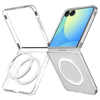 MagSafe-kuori Samsung Galaxy Z Flip7 F766:lle, Spigen, Air Skin, Läpinäkyvä ACS09556